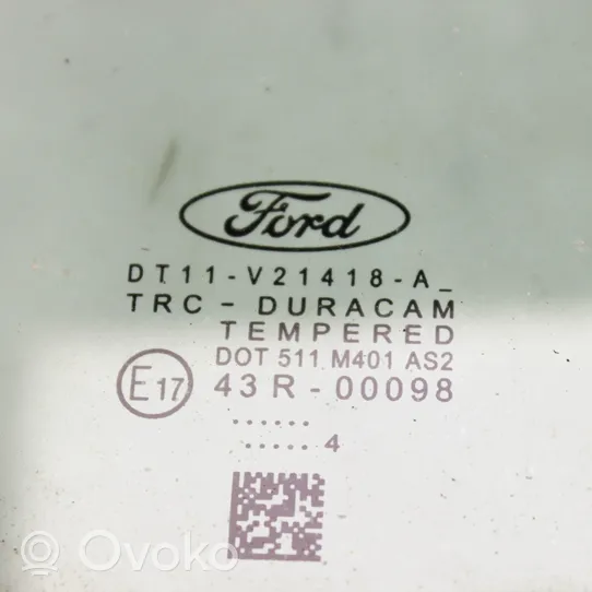 Ford Connect Front door window glass four-door DT11V21418A