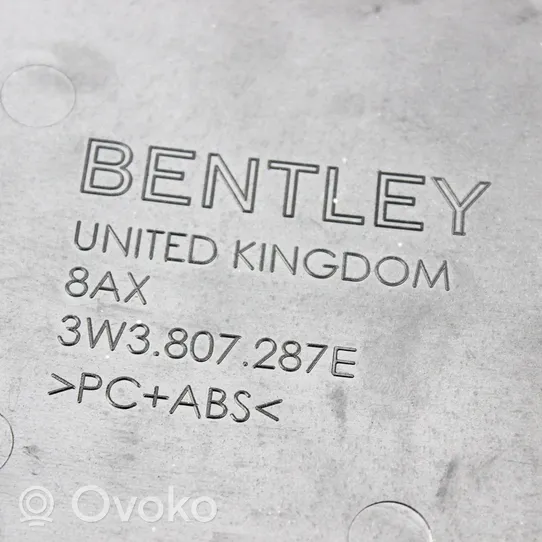 Bentley Continental Support de plaque d'immatriculation 3W3807287E