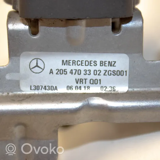 Mercedes-Benz C W205 Electrovanne soupape de dépression A2054703302