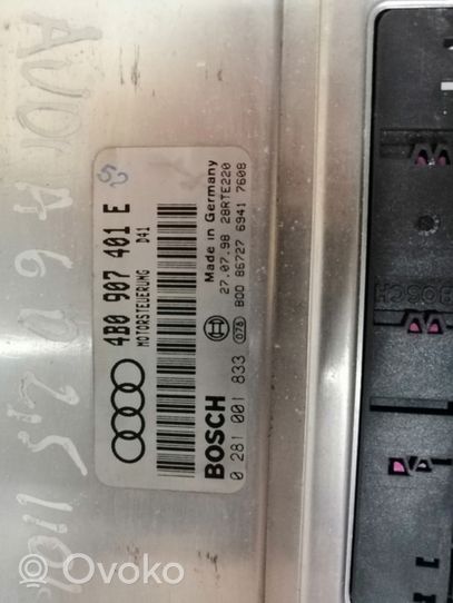 Audi A6 S6 C5 4B Variklio valdymo blokas 0281001833