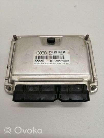 Audi A4 S4 B5 8D Calculateur moteur ECU 038906019AN