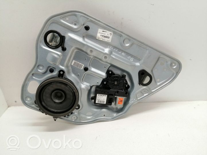 Volvo S40 Rear door window regulator with motor 8679083