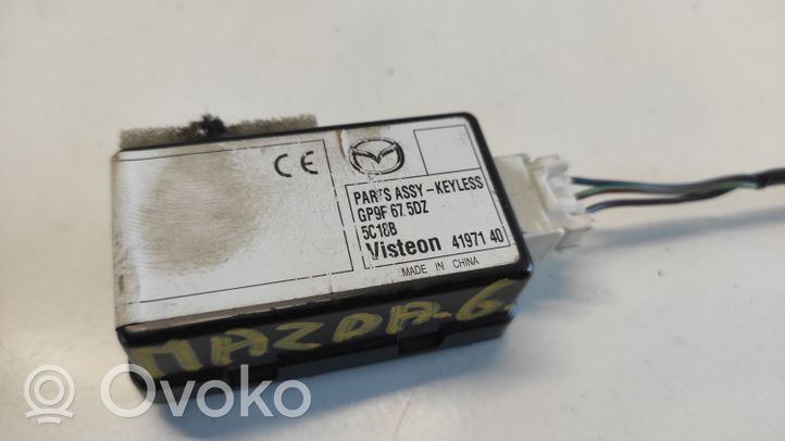 Mazda 6 Keyless go vadības bloks GP9F675DZ