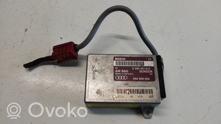 Audi 80 90 S2 B4 Sterownik / Moduł Airbag 0285001036