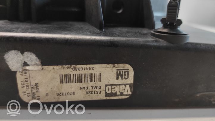 Opel Vectra C Osłona wentylatora chłodnicy 870732G