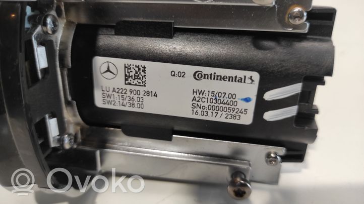 Mercedes-Benz S W222 Controllo multimediale autoradio A2229002814