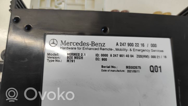 Mercedes-Benz GLA H247 Moottorin ohjainlaite/moduuli A2479002216