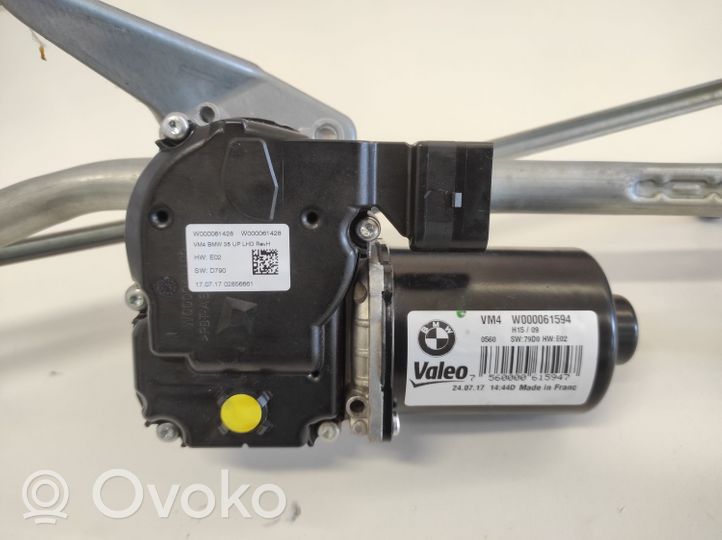 BMW 5 G30 G31 Tiranti e motorino del tergicristallo anteriore W000061594