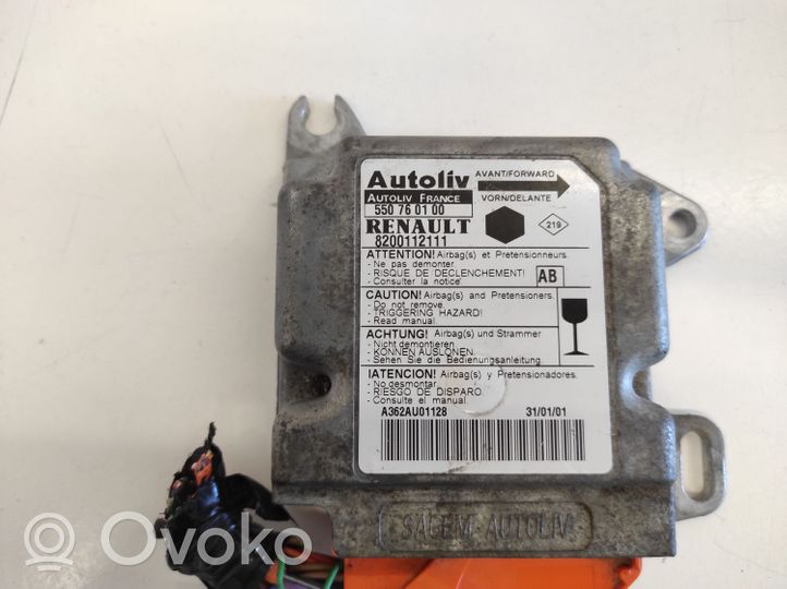 Renault Kangoo I Module de contrôle airbag 55076100