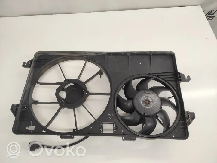 Ford Connect Radiator cooling fan shroud 