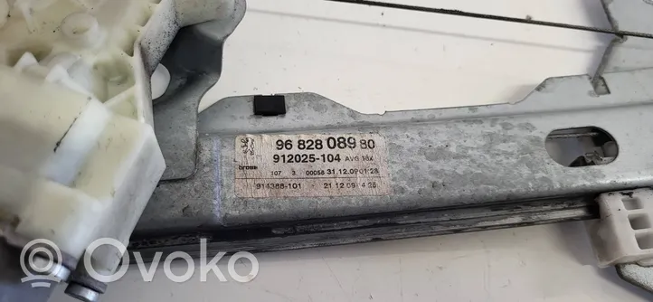 Peugeot 5008 Priekinio el. lango pakėlimo mechanizmo komplektas 9682808980