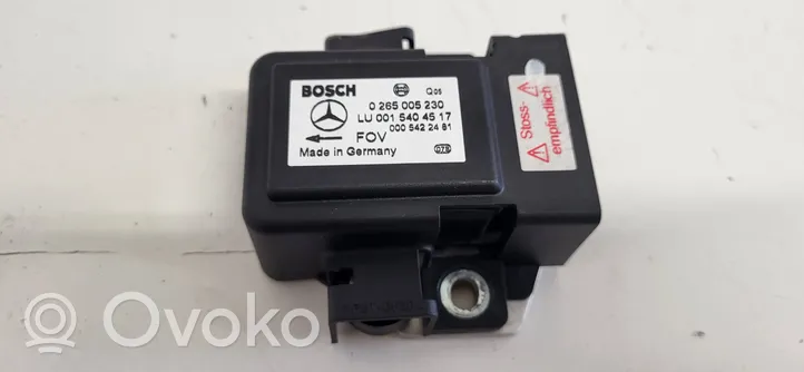 Mercedes-Benz S W220 Sensor ESP de aceleración de frecuencia del intermitente 0005422481