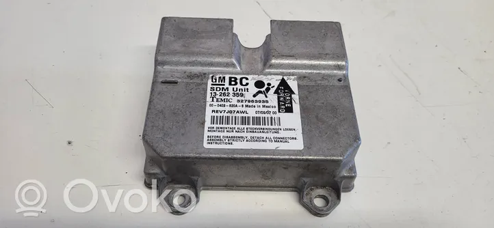 Opel Corsa D Module de contrôle airbag 13262359