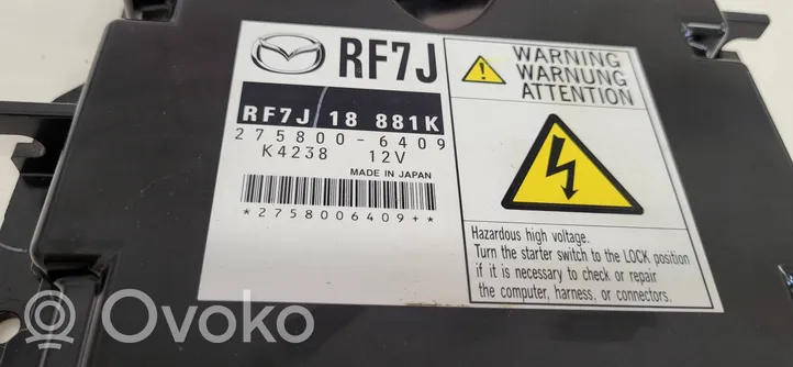 Mazda 6 Komputer / Sterownik ECU silnika RF7J18881K