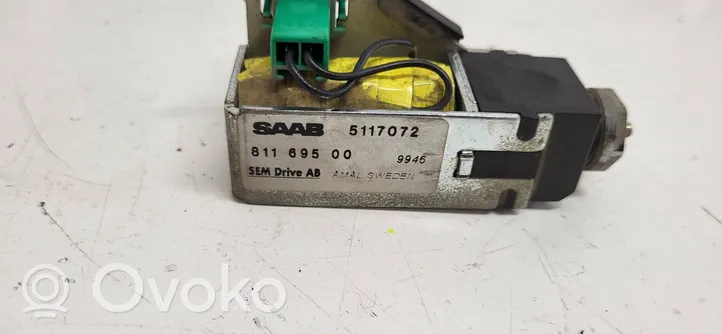 Saab 9-5 Moteur de verrouillage trappe à essence 5117072