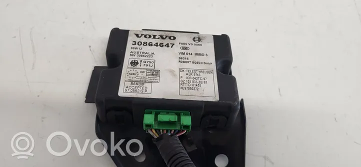 Volvo S40, V40 Immobilizer control unit/module 30864647