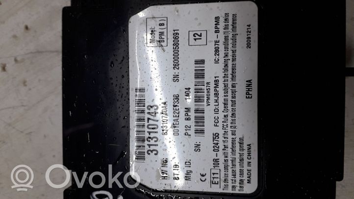 Volvo S40 Moduł / Sterownik Bluetooth 31310743