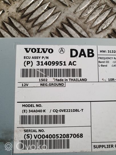 Volvo V40 Amplificatore 31409951AC