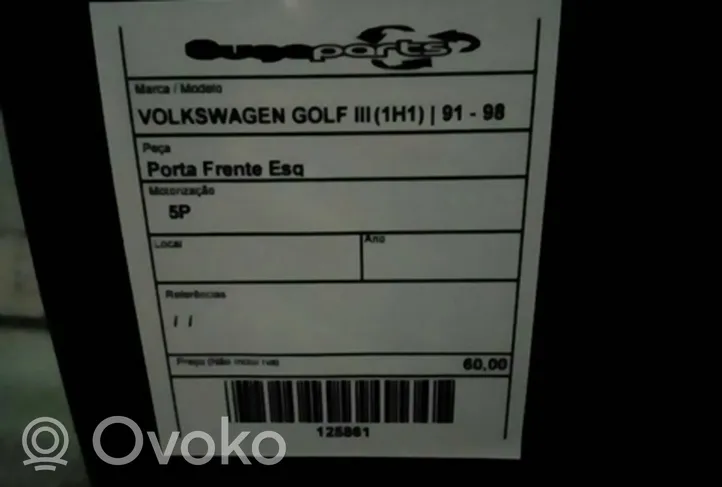 Volkswagen Golf III Portiera anteriore 