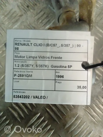 Renault Clio I Pyyhkimen moottori 