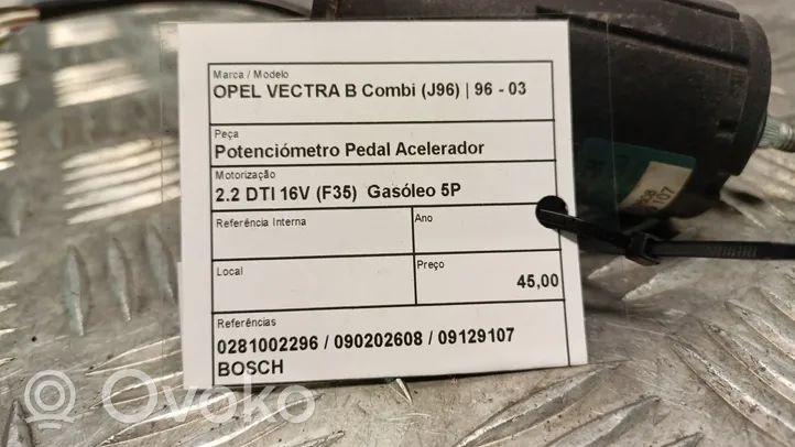 Opel Vectra B Pedalų komplektas 