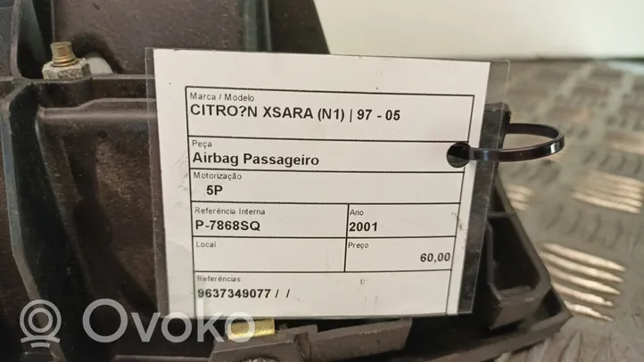 Citroen Xsara Airbag del passeggero 