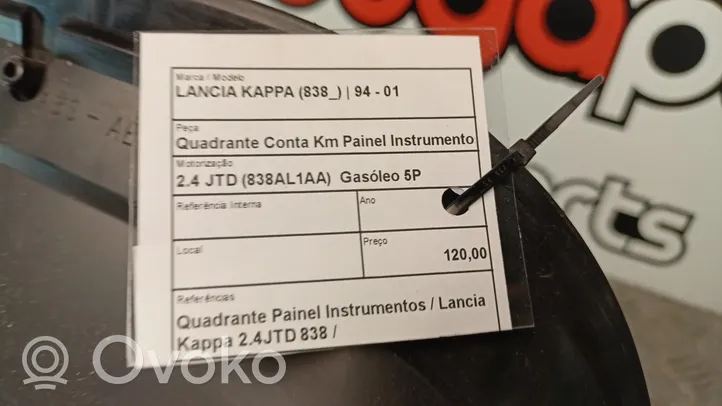 Lancia Kappa Compteur de vitesse tableau de bord 