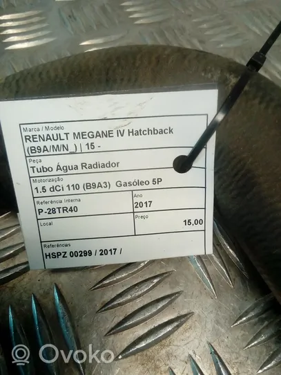 Renault Megane IV Aušinimo vamzdelis (-iai)/ žarna (-os) 