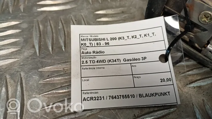 Mitsubishi L200 Unidad delantera de radio/CD/DVD/GPS 