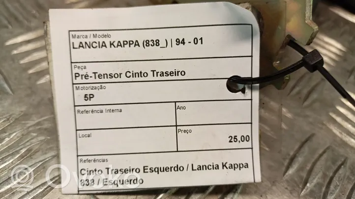 Lancia Kappa Pas bezpieczeństwa fotela tylnego 