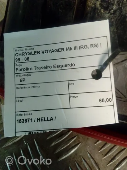 Chrysler Voyager Luci posteriori del portellone del bagagliaio 