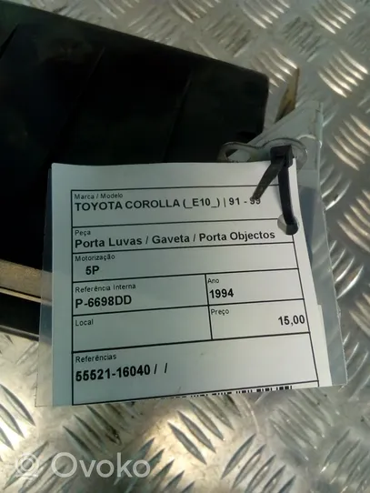 Toyota Corolla E100 Paneelin laatikon/hyllyn pehmuste 