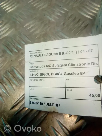 Renault Laguna II Panel klimatyzacji 