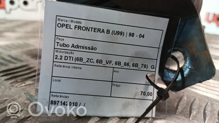 Opel Frontera B Manguera/tubo de toma de aire 