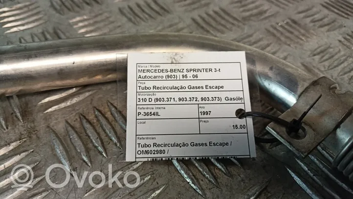 Mercedes-Benz Sprinter W901 W902 W903 W904 Soupape vanne EGR 