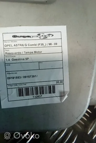 Opel Astra G Copri motore (rivestimento) 