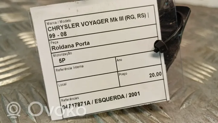 Chrysler Voyager Porte battante arrière 