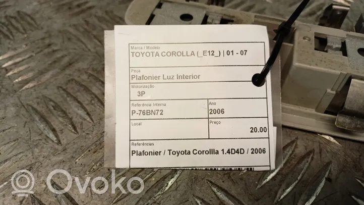 Toyota Corolla E120 E130 Spottivalo 
