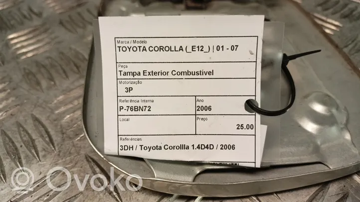 Toyota Corolla E120 E130 Polttoainesäiliön korkki 