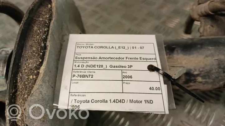 Toyota Corolla E120 E130 Asa reguladora de la puerta trasera 