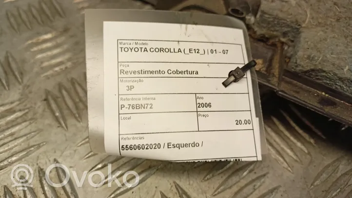 Toyota Corolla E120 E130 Kattoverhoilu 