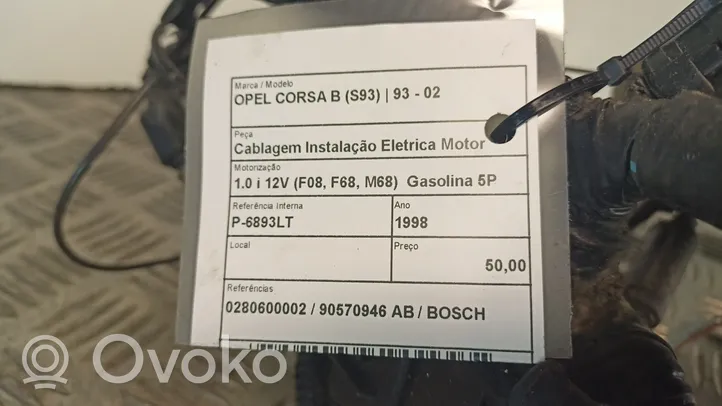 Opel Corsa B Cablaggio per l’installazione del motore 