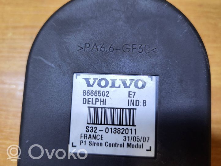 Volvo S40 Alarmes antivol sirène 8666502