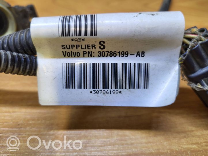 Volvo S40 Wiązka przewodów czujnika parkowania PDC 30786199