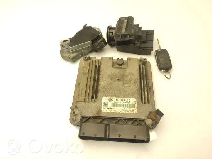 Volkswagen Crafter Engine ECU kit and lock set A0009000400