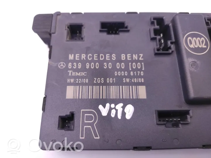 Mercedes-Benz Vito Viano W639 Durų elektronikos valdymo blokas 6399003000