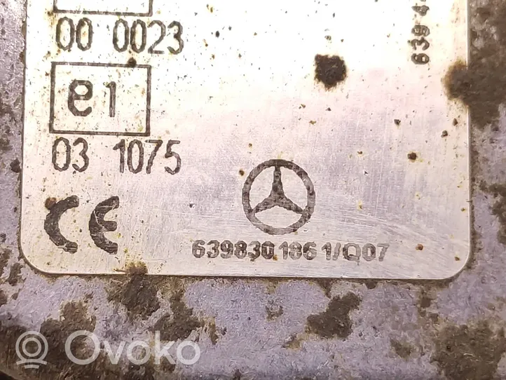 Mercedes-Benz Vito Viano W639 Unité de préchauffage auxiliaire Webasto 6398301861