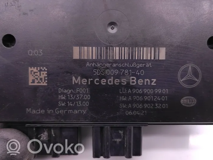 Mercedes-Benz Sprinter W906 Sterownik / Moduł haka holowniczego A9069009901