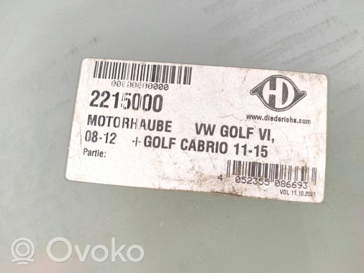 Volkswagen Golf VI Vano motore/cofano 2215000