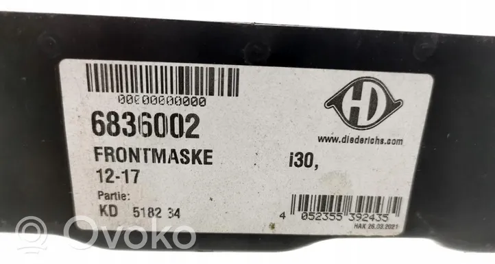 Hyundai i30 Pannello di supporto del radiatore 6836002